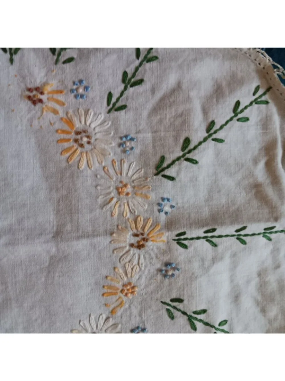 Vintage Floral Table Runner Vintage 40x16